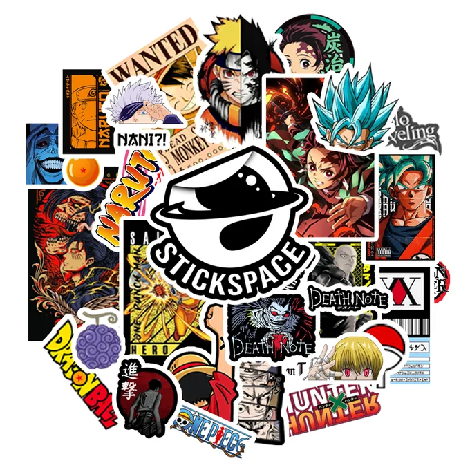 Anime 3D Stickers