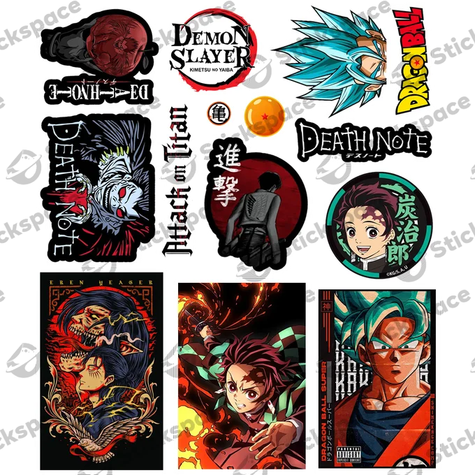 Anime 3D Stickers