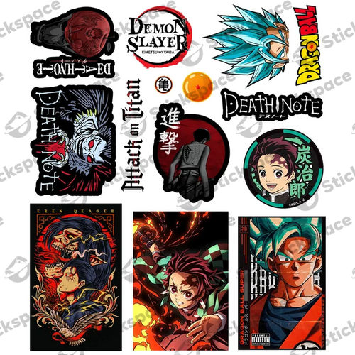 Anime 3D Stickers