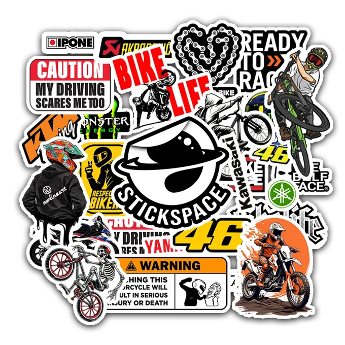 Bike Life 3D Stickers