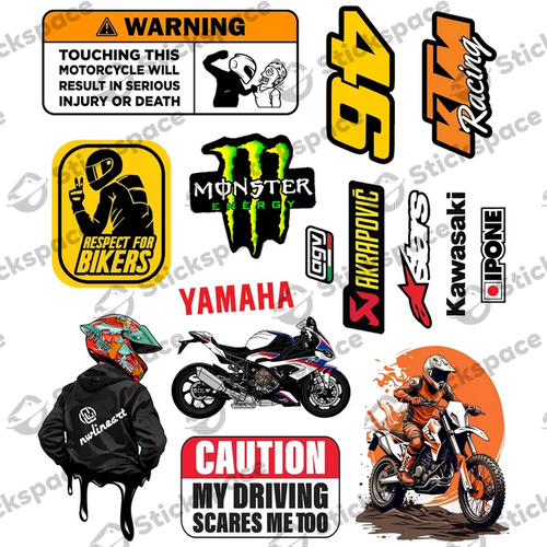Bike Life 3D Stickers