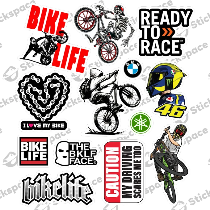 Bike Life 3D Stickers