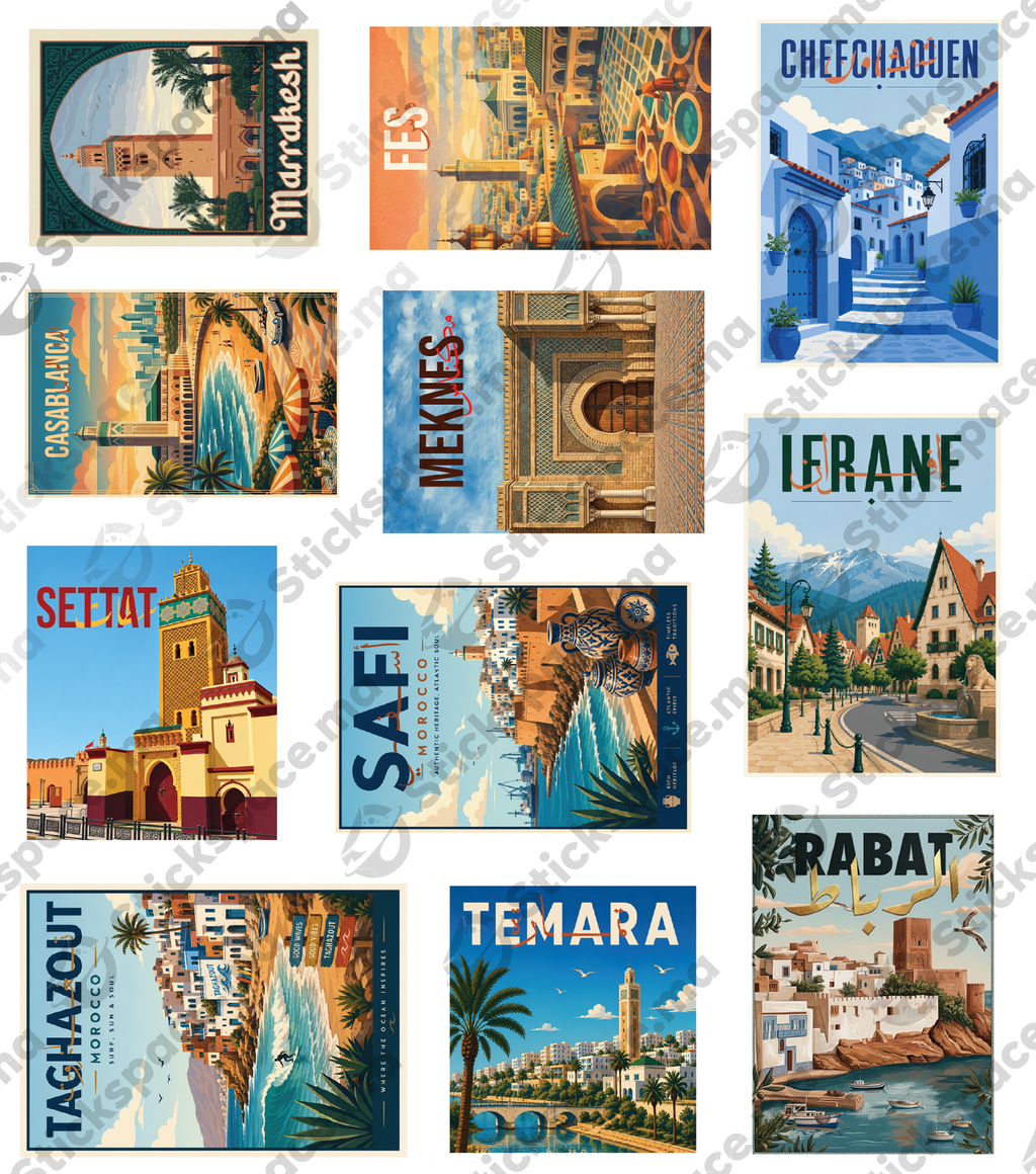 Maroc Collection — Pack Complet +100 Stickers