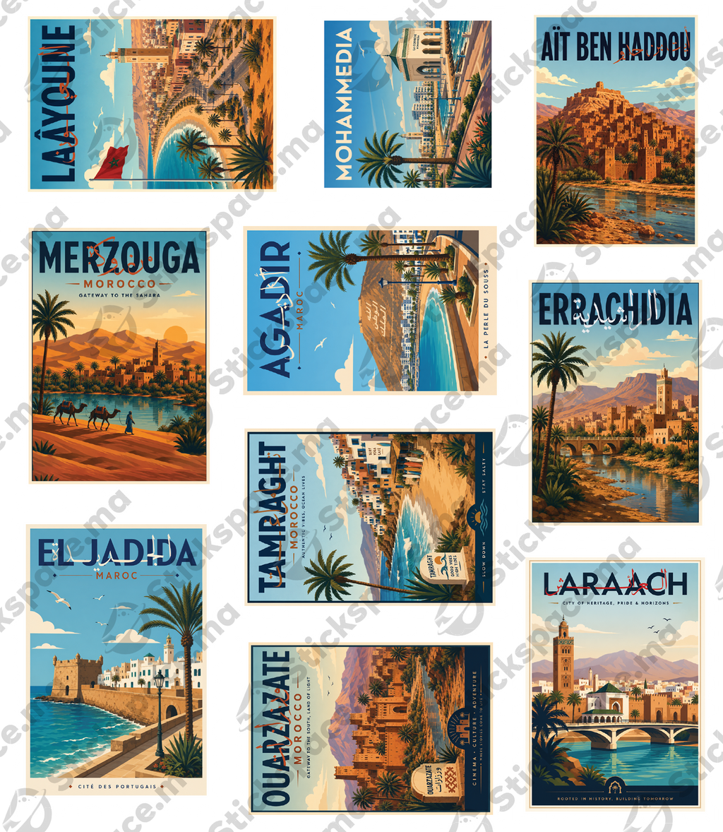 Maroc Collection — Pack Complet +100 Stickers