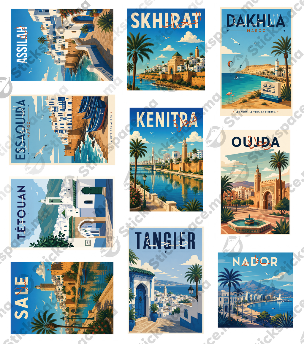 Maroc Collection — Pack Complet +100 Stickers