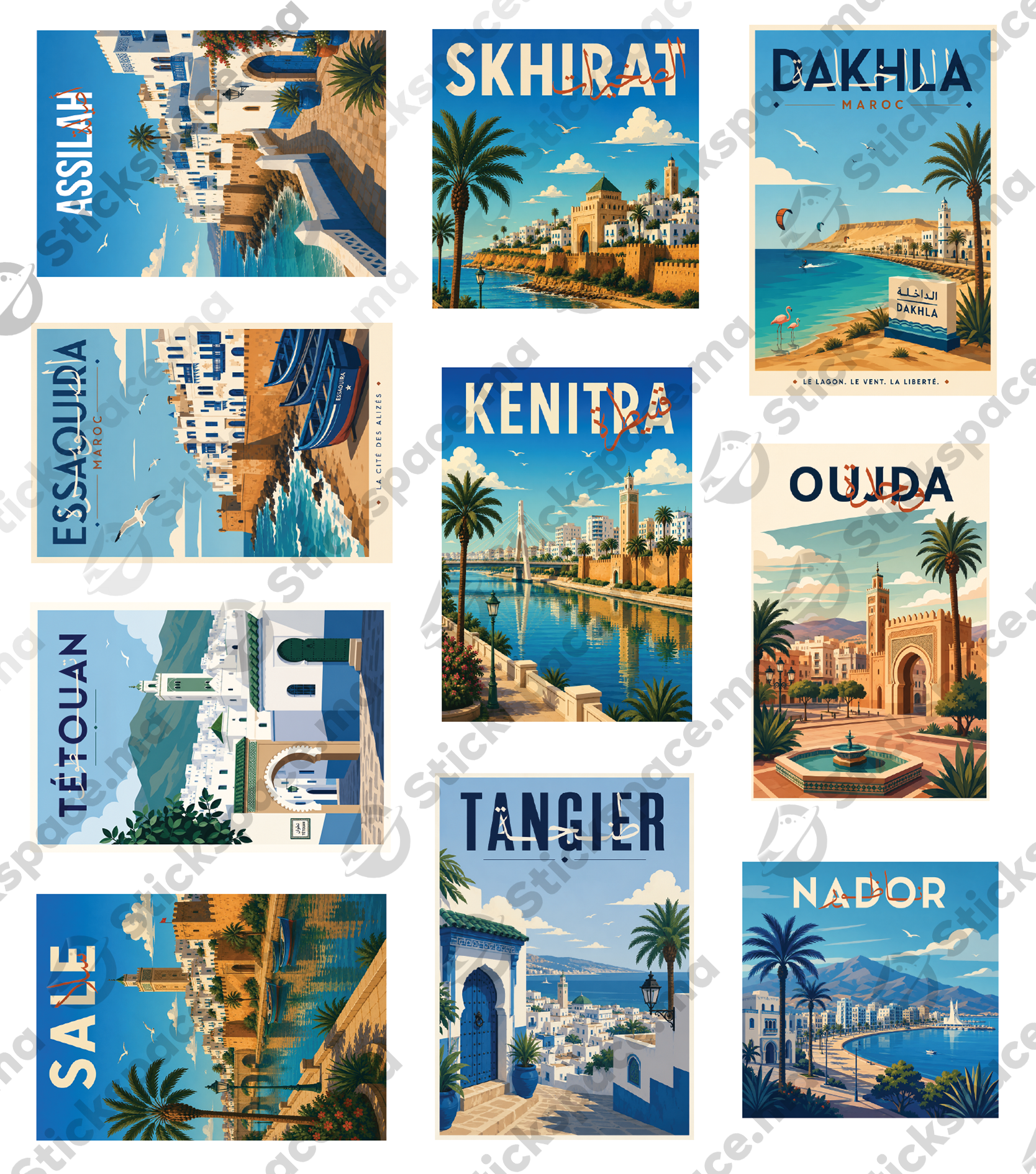 Maroc Collection — Pack Complet +100 Stickers