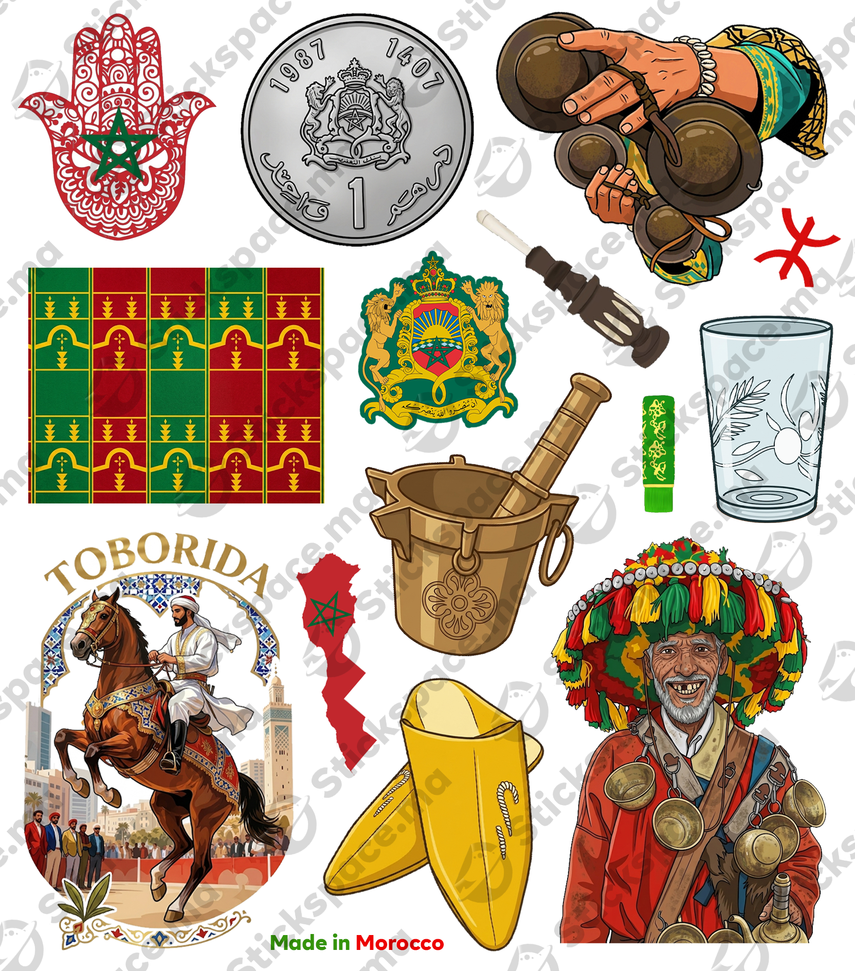 Maroc Collection — Pack Complet +100 Stickers