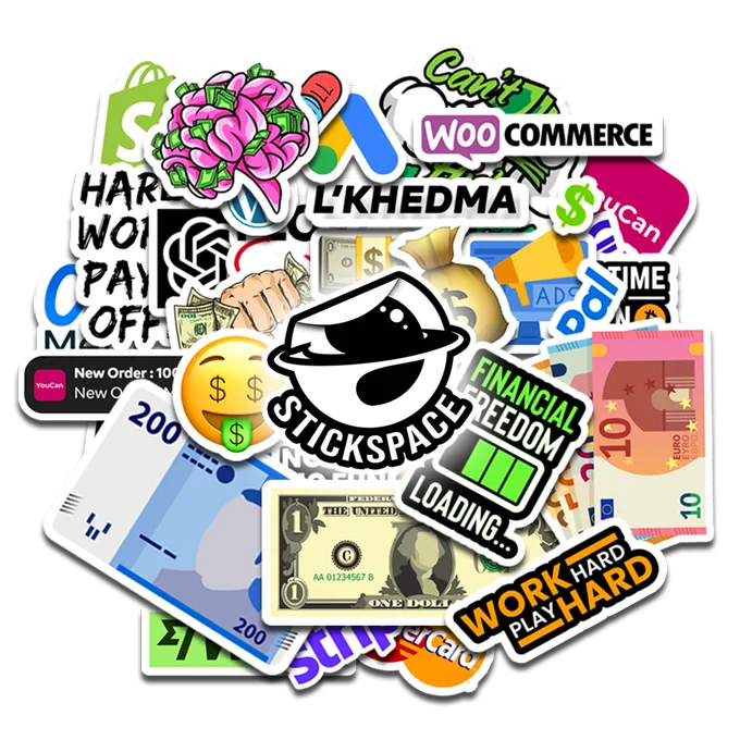 E Comm Sticker E-commerce 3D Stickers – Stickspace