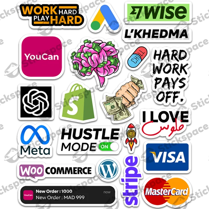E Comm Sticker E-commerce 3D Stickers – Stickspace