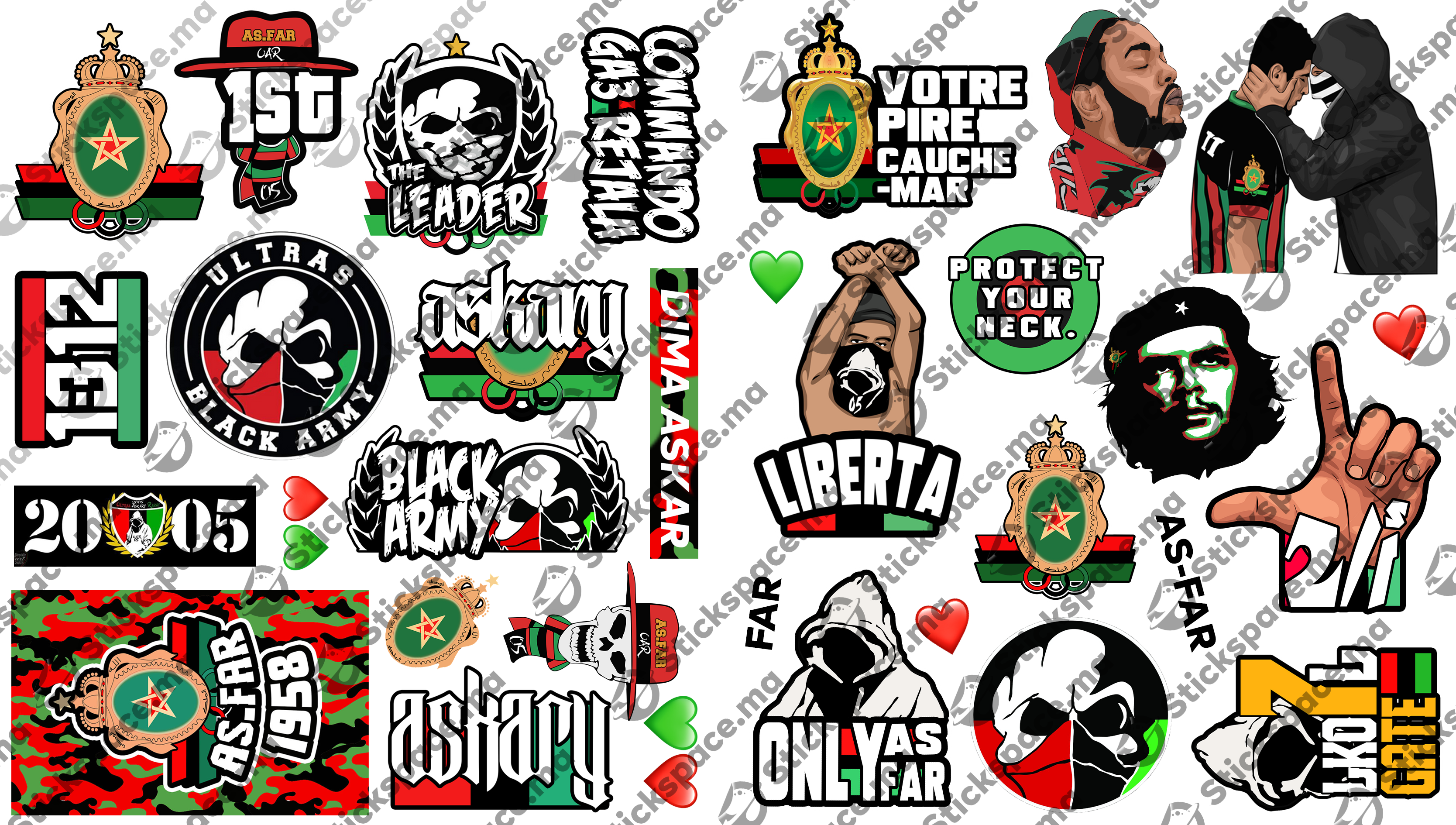 AS-FAR 3D stickers