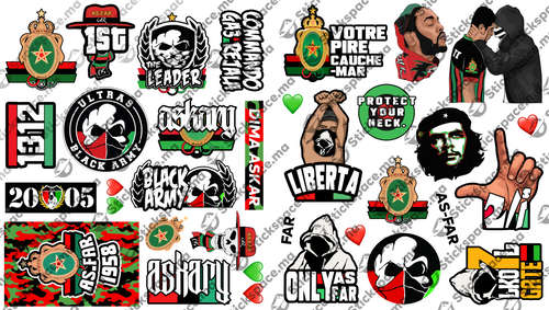 AS-FAR 3D stickers