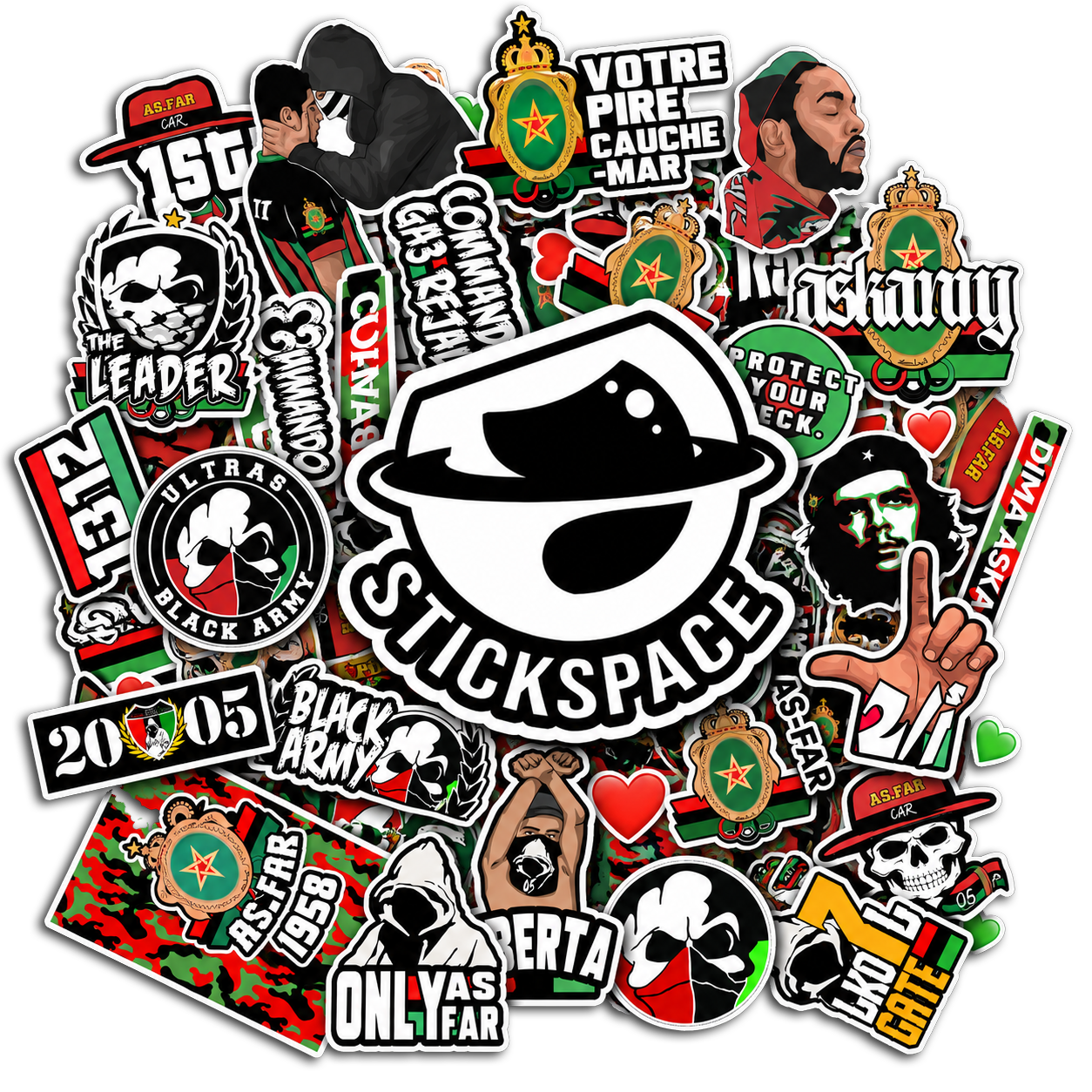 AS-FAR 3D stickers