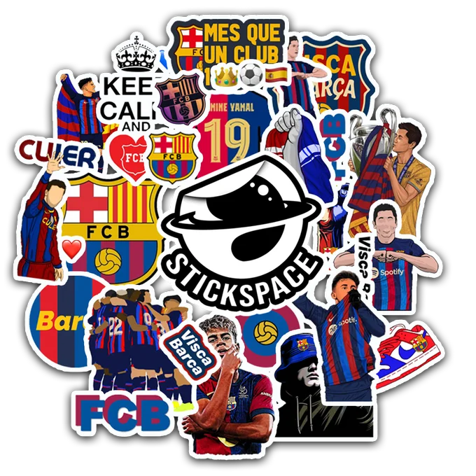 FC Barcelona 3D stickers