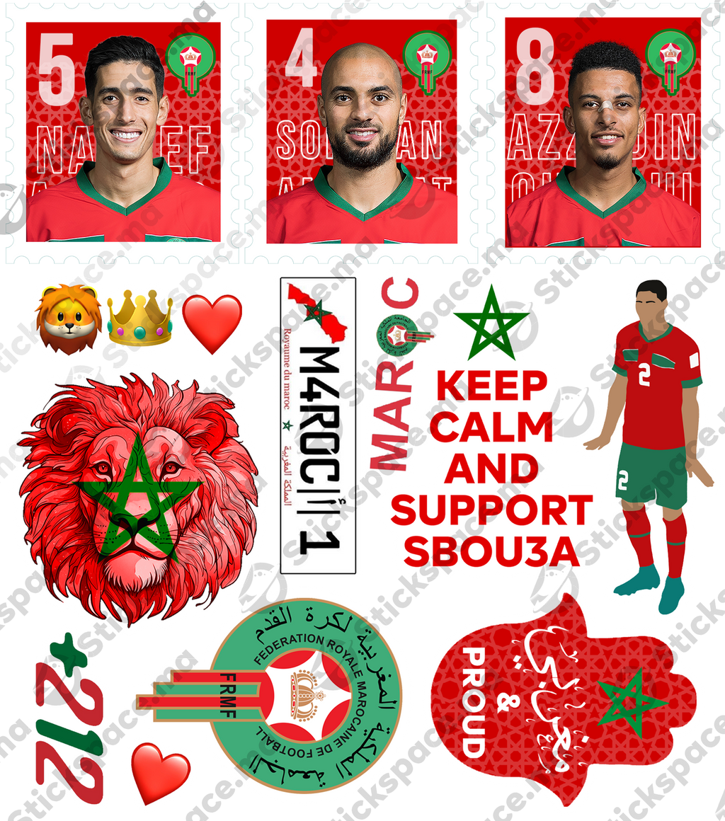Maroc Collection — Pack Complet +100 Stickers