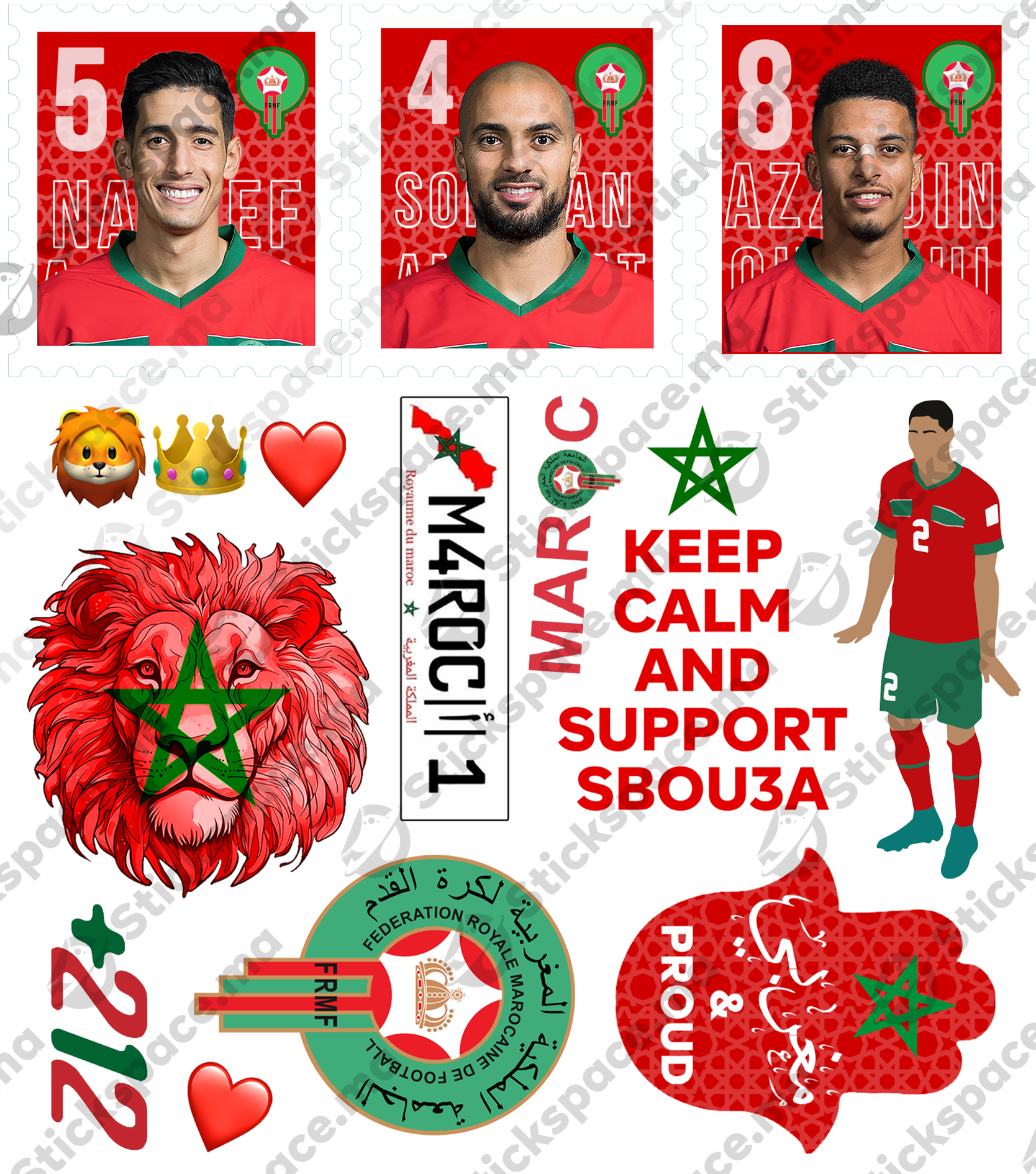 Maroc Collection — Pack Complet +100 Stickers