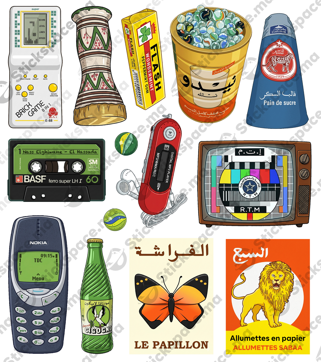 Maroc Collection — Pack Complet +100 Stickers