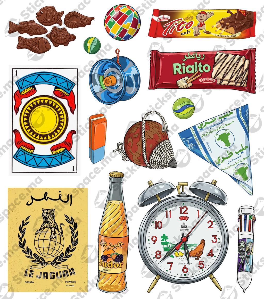 Maroc Collection — Pack Complet +100 Stickers