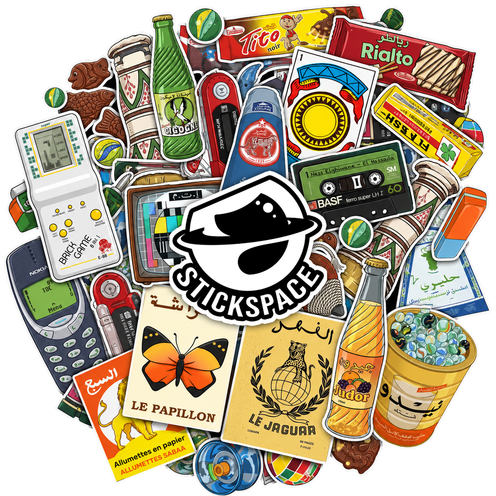Nostalgie Maroc 3D Stickers