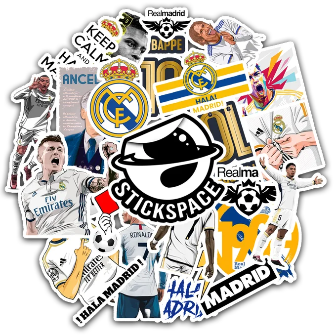 Real Madrid 3D stickers