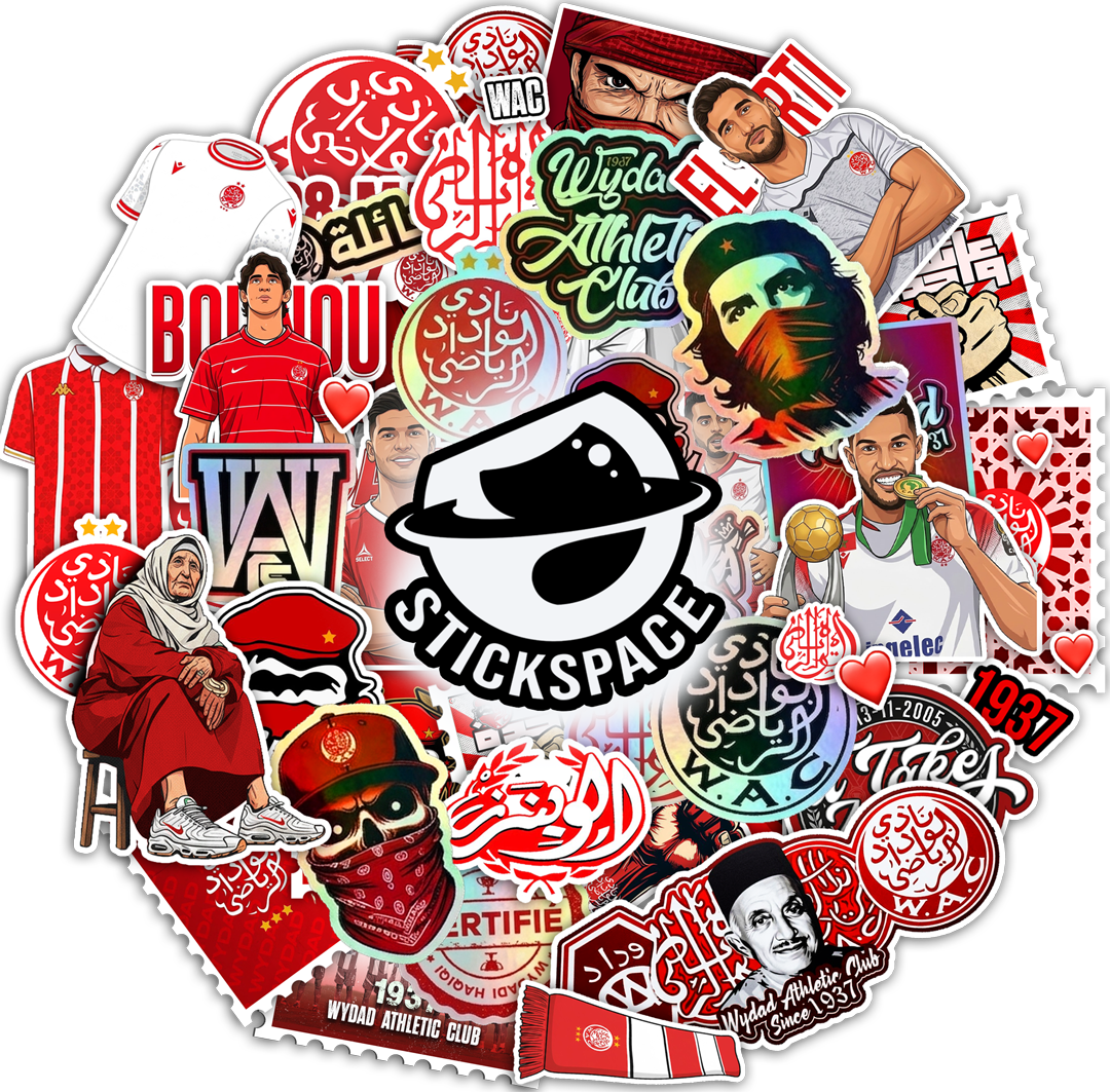 2026 Wydad (3D + Holographique) Stickers