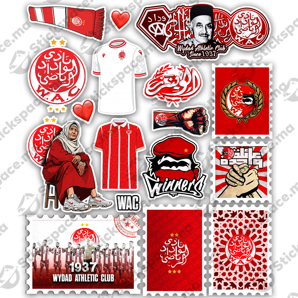 2026 Wydad (3D + Holographique) Stickers