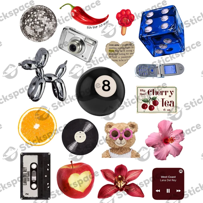 Y2K 3D Stickers